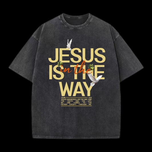Jesus Is In The Way Washed T-Shirt