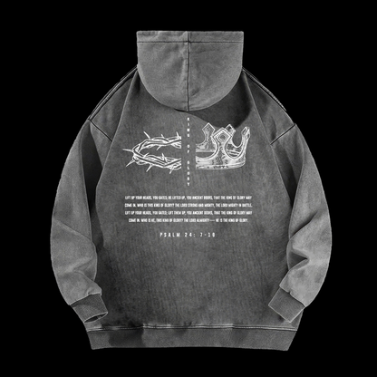 King Of Glory Washed Hoodie