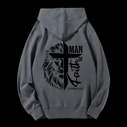 1 Corinthians 16:13 Drawstring Hoodie
