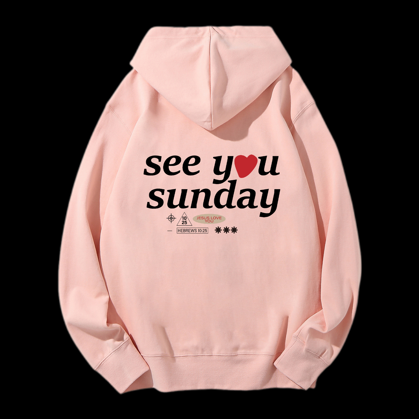 Faith Is Believe In Jesus Drawstring Hoodie