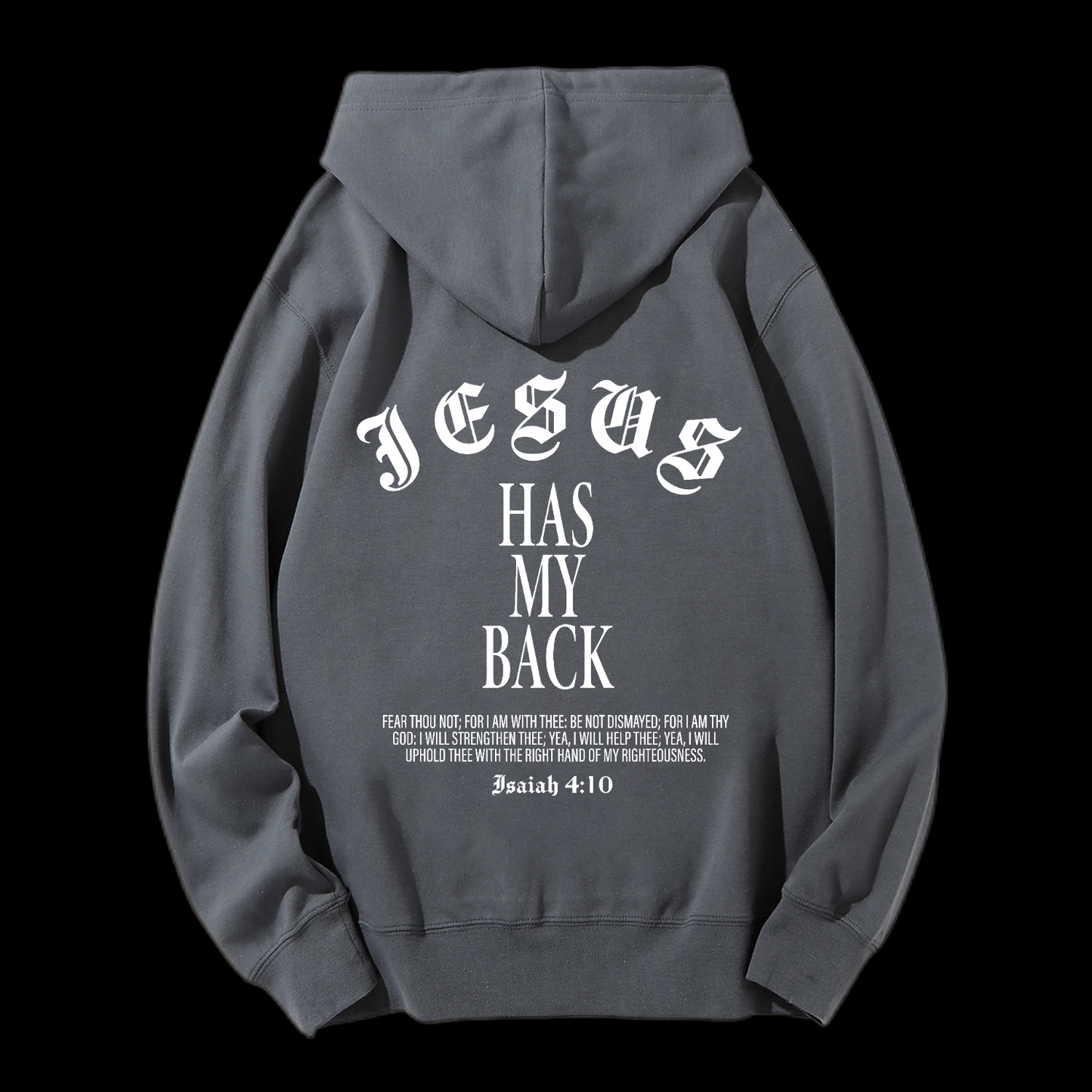 Jesus Has My Back Drawstring Hoodie