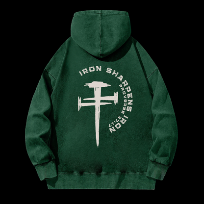 Iron Sharpens Iron Washed Hoodie