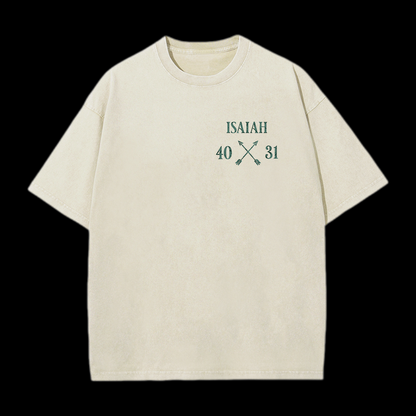 Those Who Hope In The Lord Will Renew Their Strength Washed T-Shirt