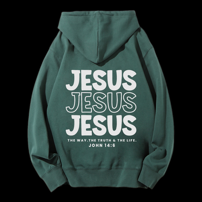Jesus Drawstring Hoodie