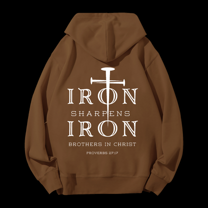 Iron Sharpens Iron Drawstring Hoodie