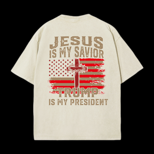 Jesus Is My Savior Washed T-Shirt