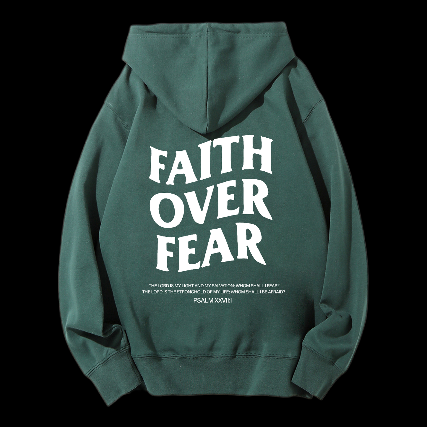 Faith Over Fear Drawstring Hoodie