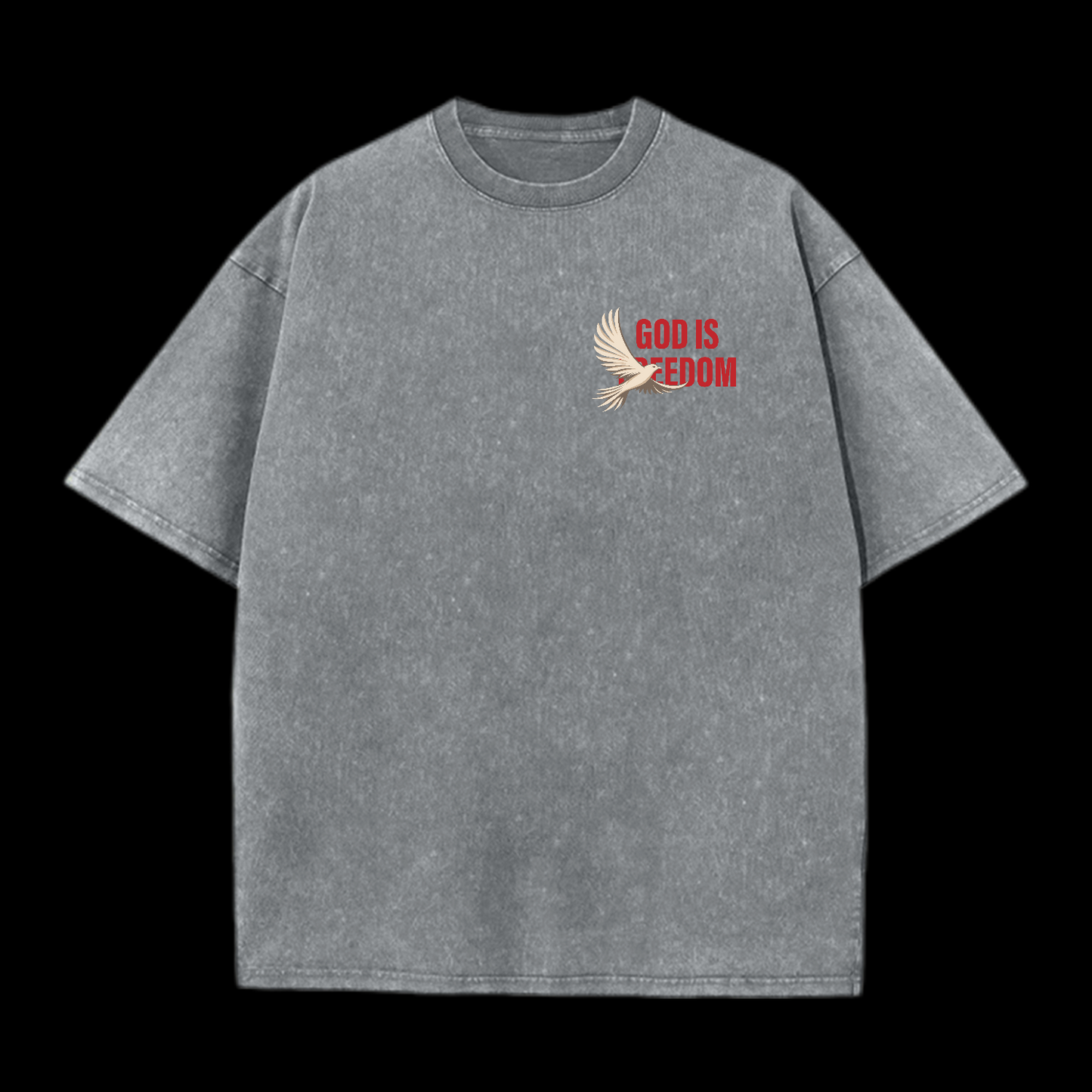 God Is Freedom Washed T-Shirt