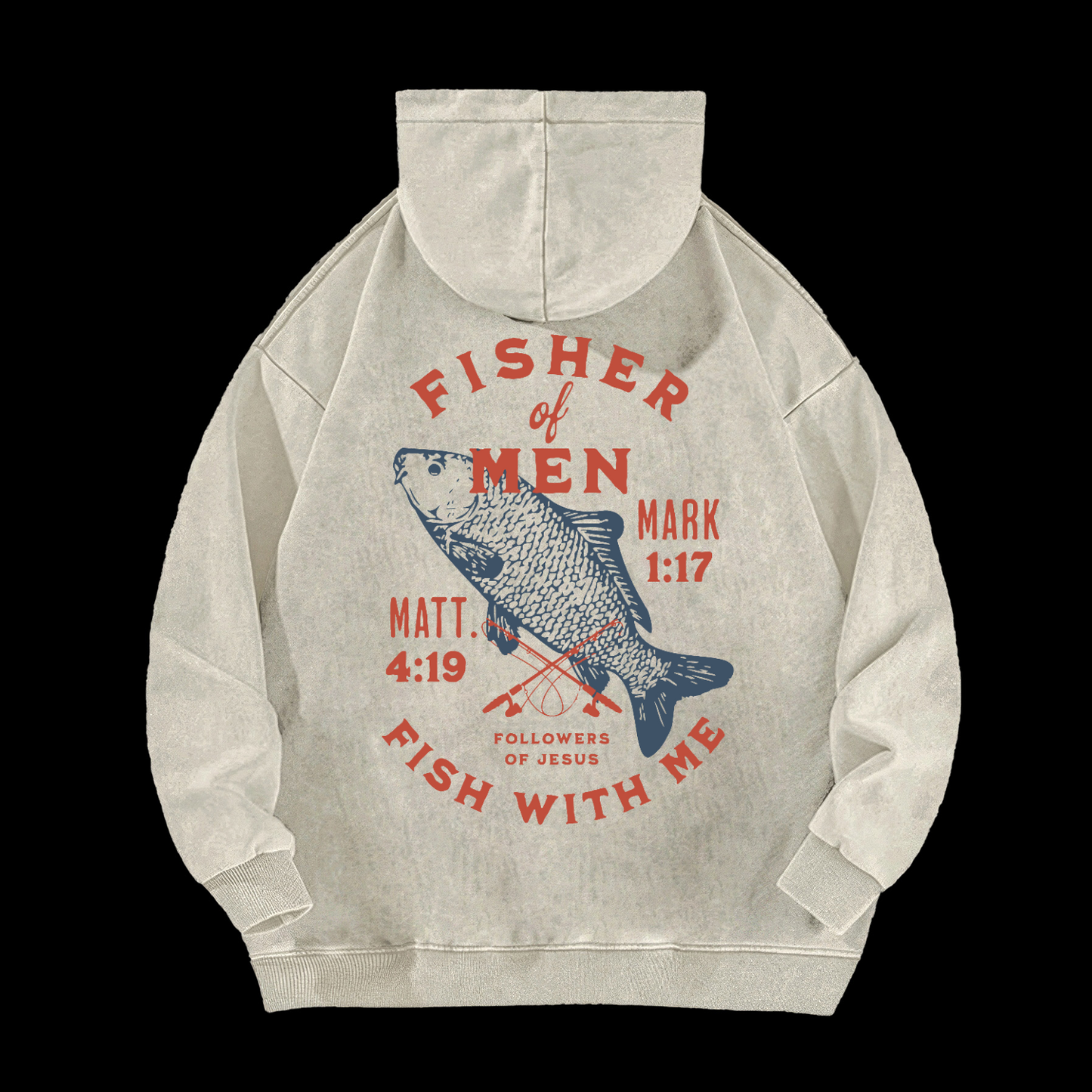 Fisher Of Men Washed Hoodie