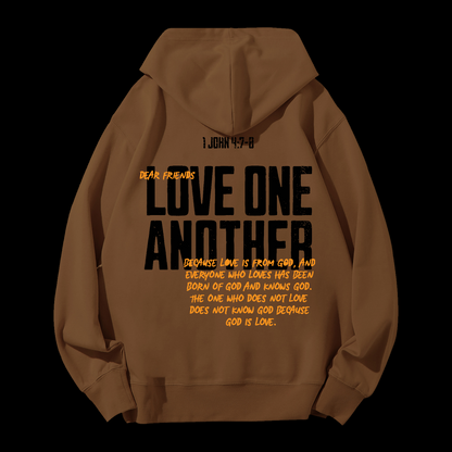 Love One Another Drawstring Hoodie