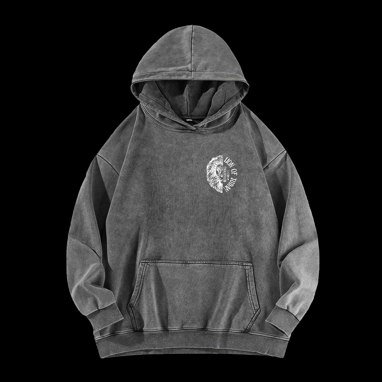 Lion Of Judah Washed Hoodie