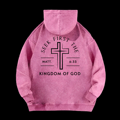 Kingdom Of God Washed Hoodie