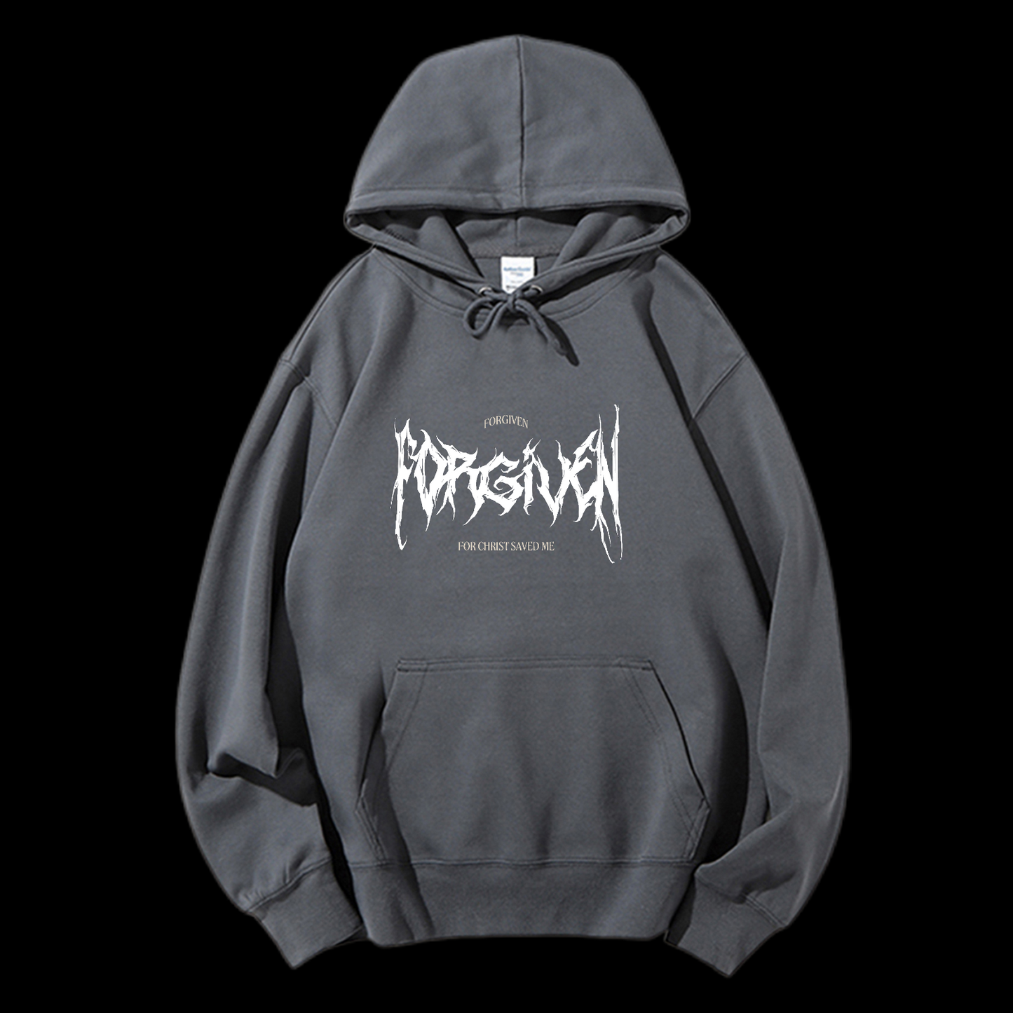 Forgiven For Christ Saved Me Drawstring Hoodie