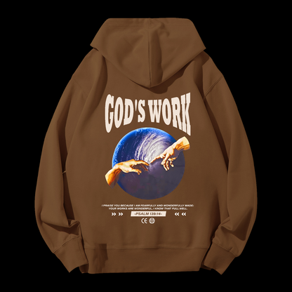 God's Work Psalm 139:14 Drawstring Hoodie