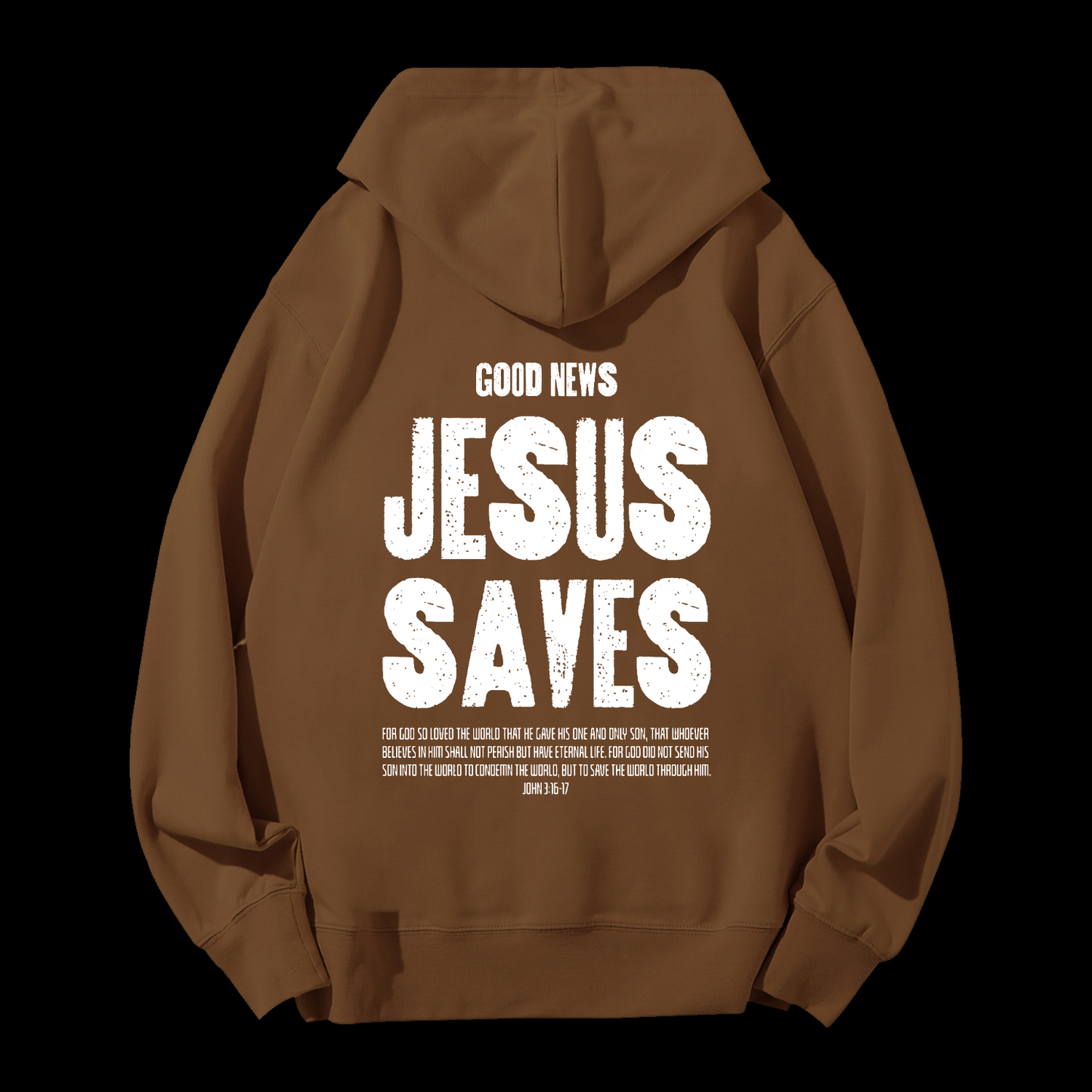Jesus Saves Drawstring Hoodie