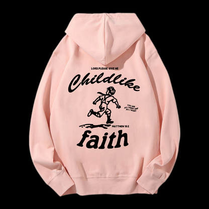 Childlike Drawstring Hoodie