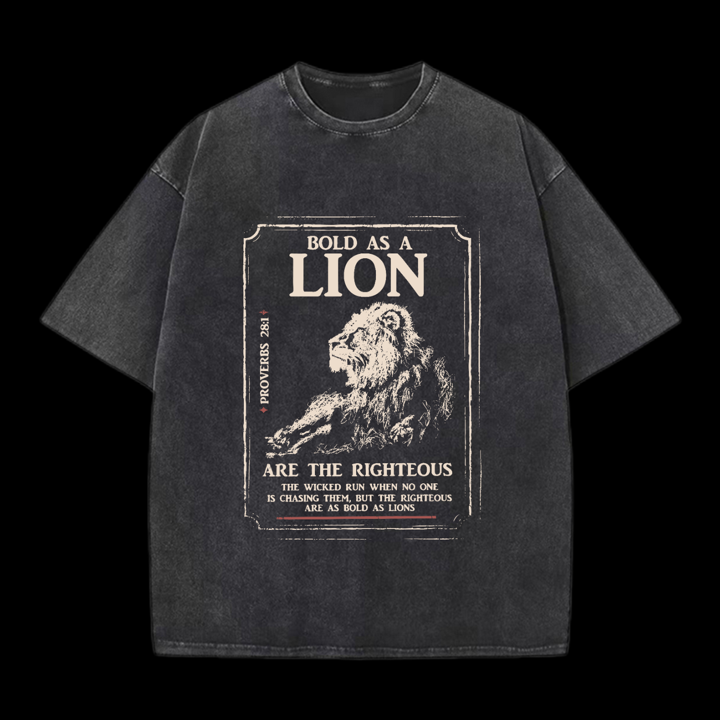 Bold As A Lion Washed T-Shirt
