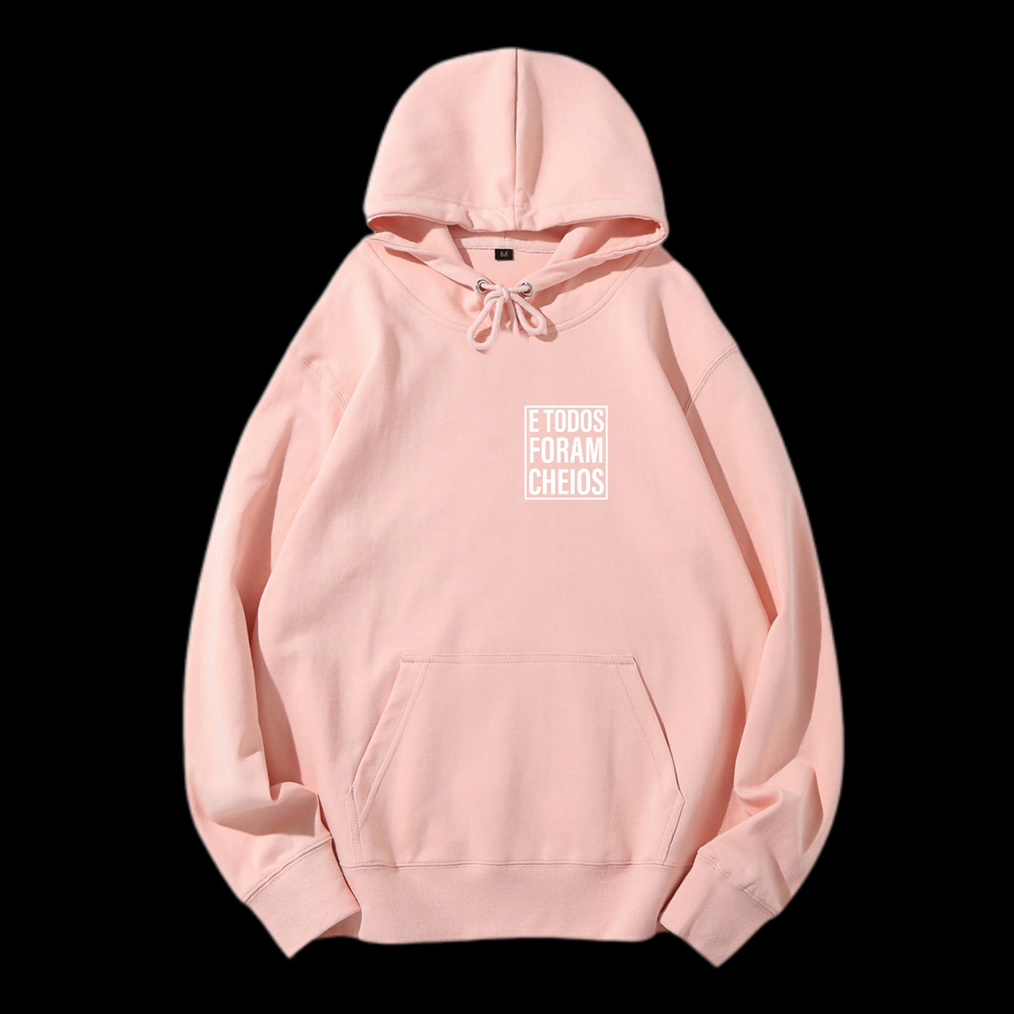 E Todos Foram Cheios Drawstring Hoodie