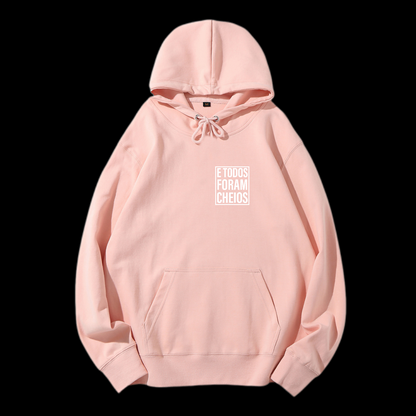 E Todos Foram Cheios Drawstring Hoodie