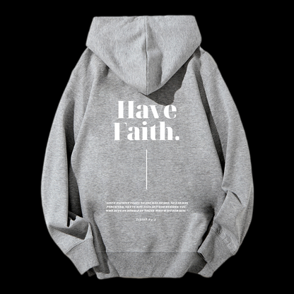 Have Faith Drawstring Hoodie