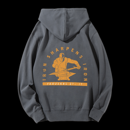 Iron Sharpens Iron Drawstring Hoodie