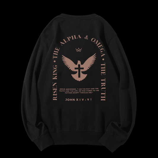Jesus Is The Way The Truth The Life Crewneck Sweatshirt