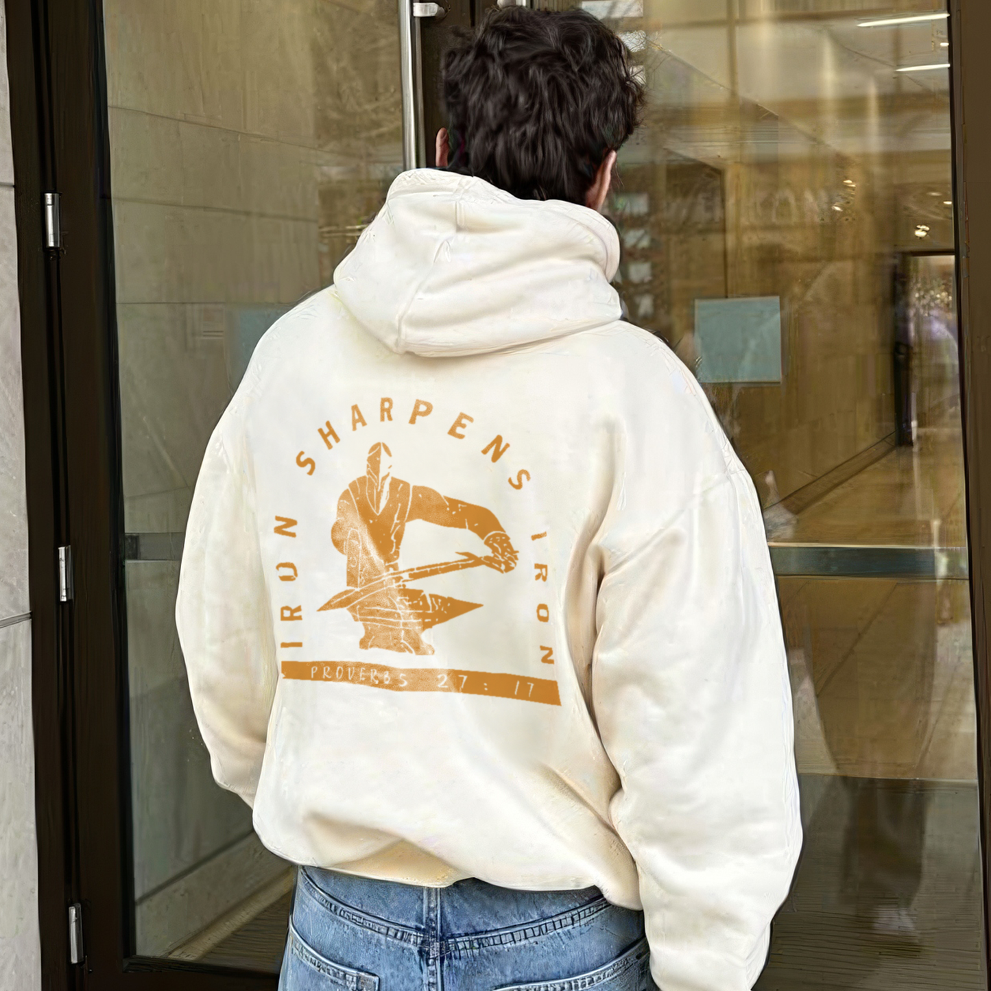 Iron Sharpens Iron Drawstring Hoodie