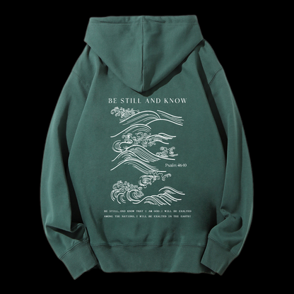 Be Still And Know Drawstring Hoodie