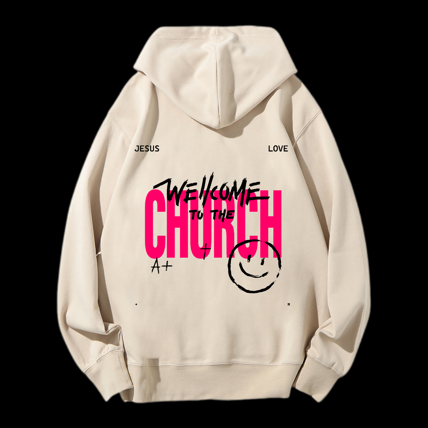 Welcome To The Church Drawstring Hoodie