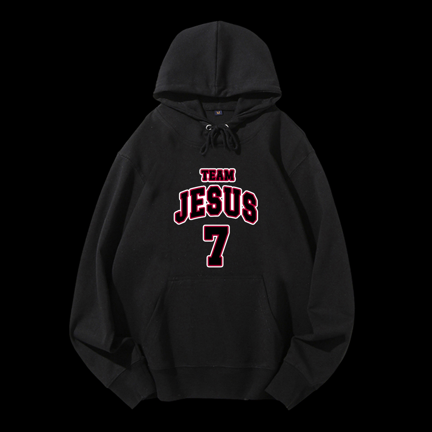 Team Jesus 7 Drawstring Hoodie