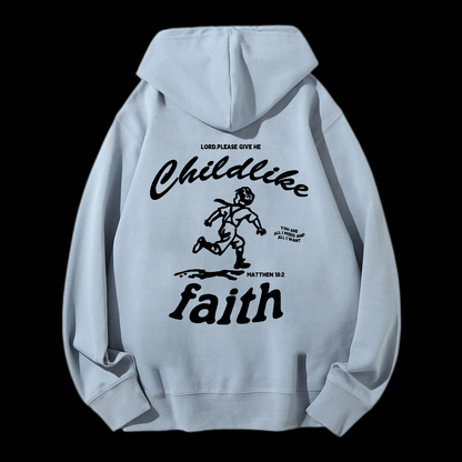 Childlike Drawstring Hoodie
