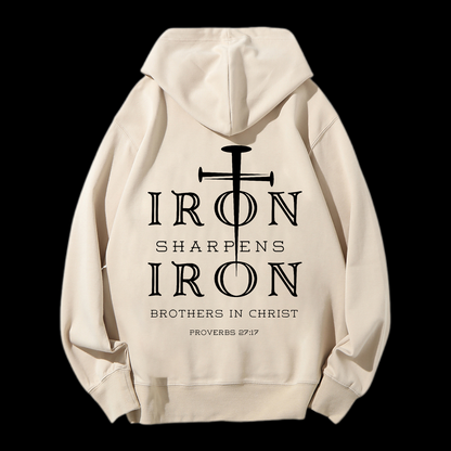 Iron Sharpens Iron Drawstring Hoodie