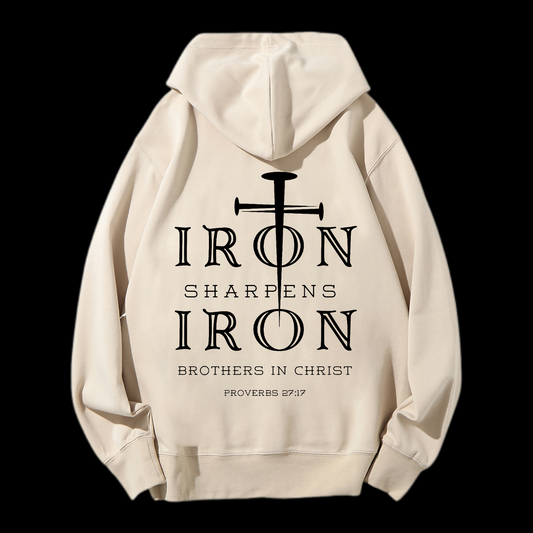 Iron Sharpens Iron Drawstring Hoodie