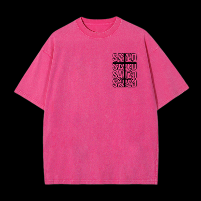 Saved By Jesus Christ Washed T-Shirt