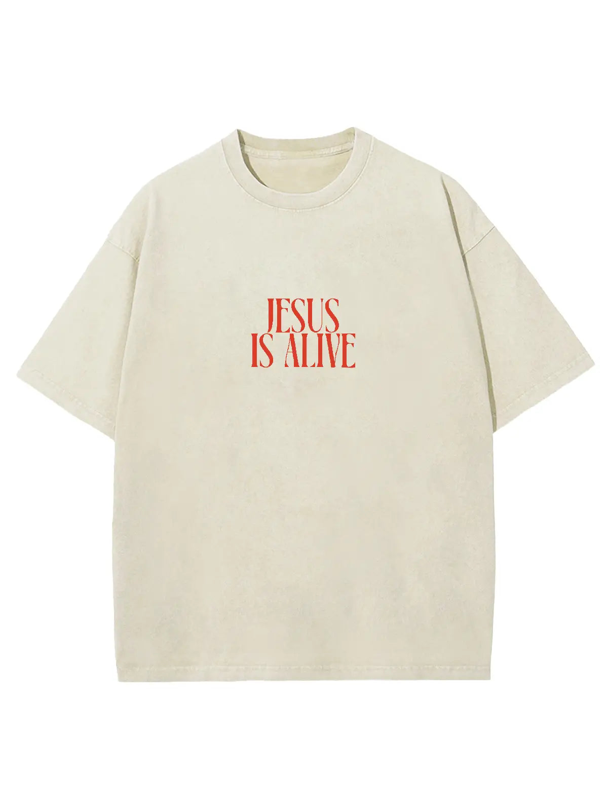 Jesus Is Alive Unisex Washed T-Shirt
