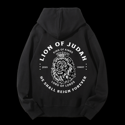 Lion Of Judah Drawstring Hoodie