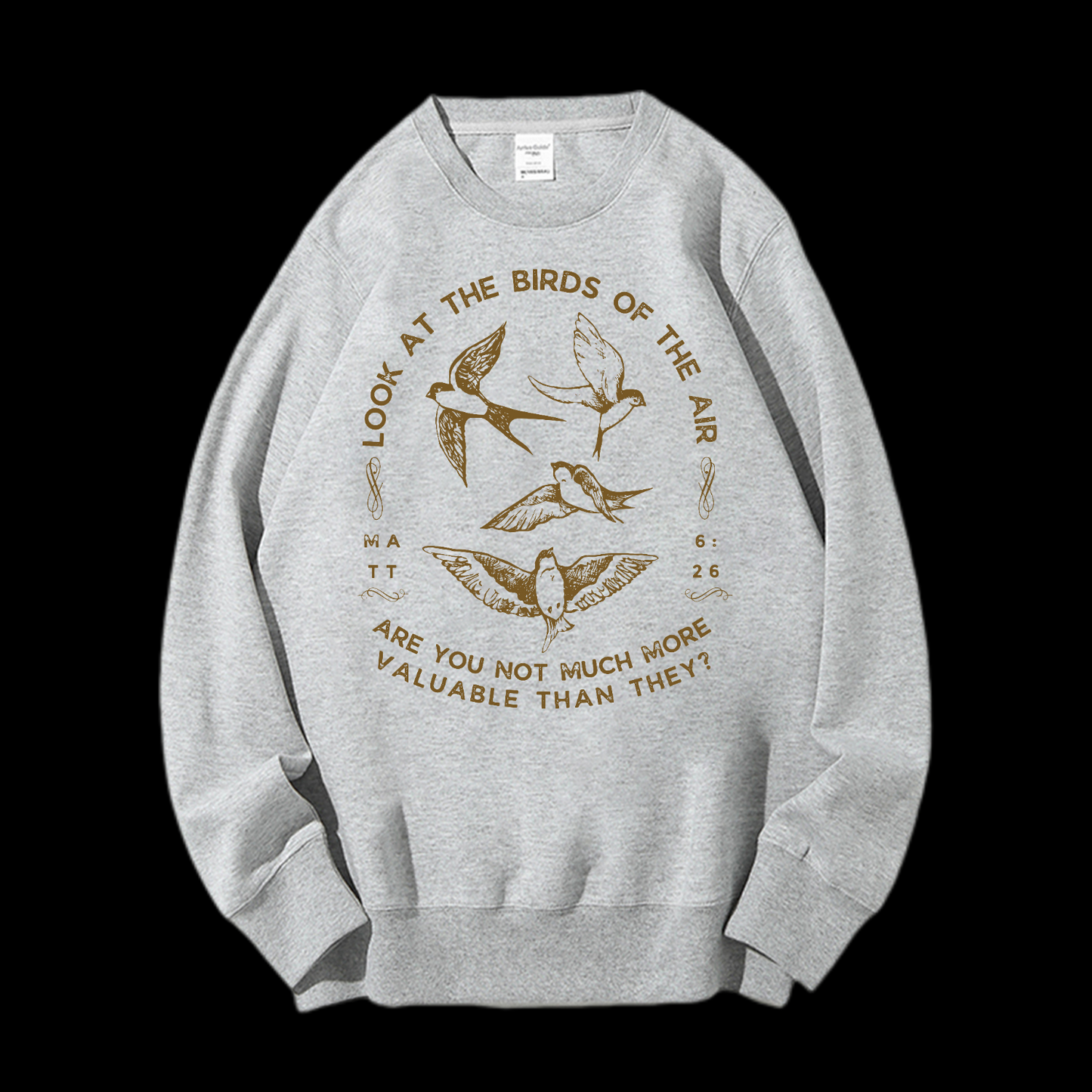 Look At The Birds Of The Air Crewneck Sweatshirt