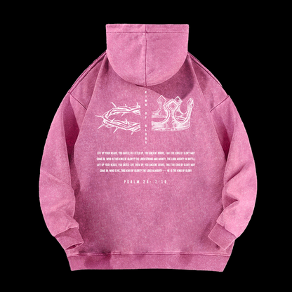 King Of Glory Washed Hoodie