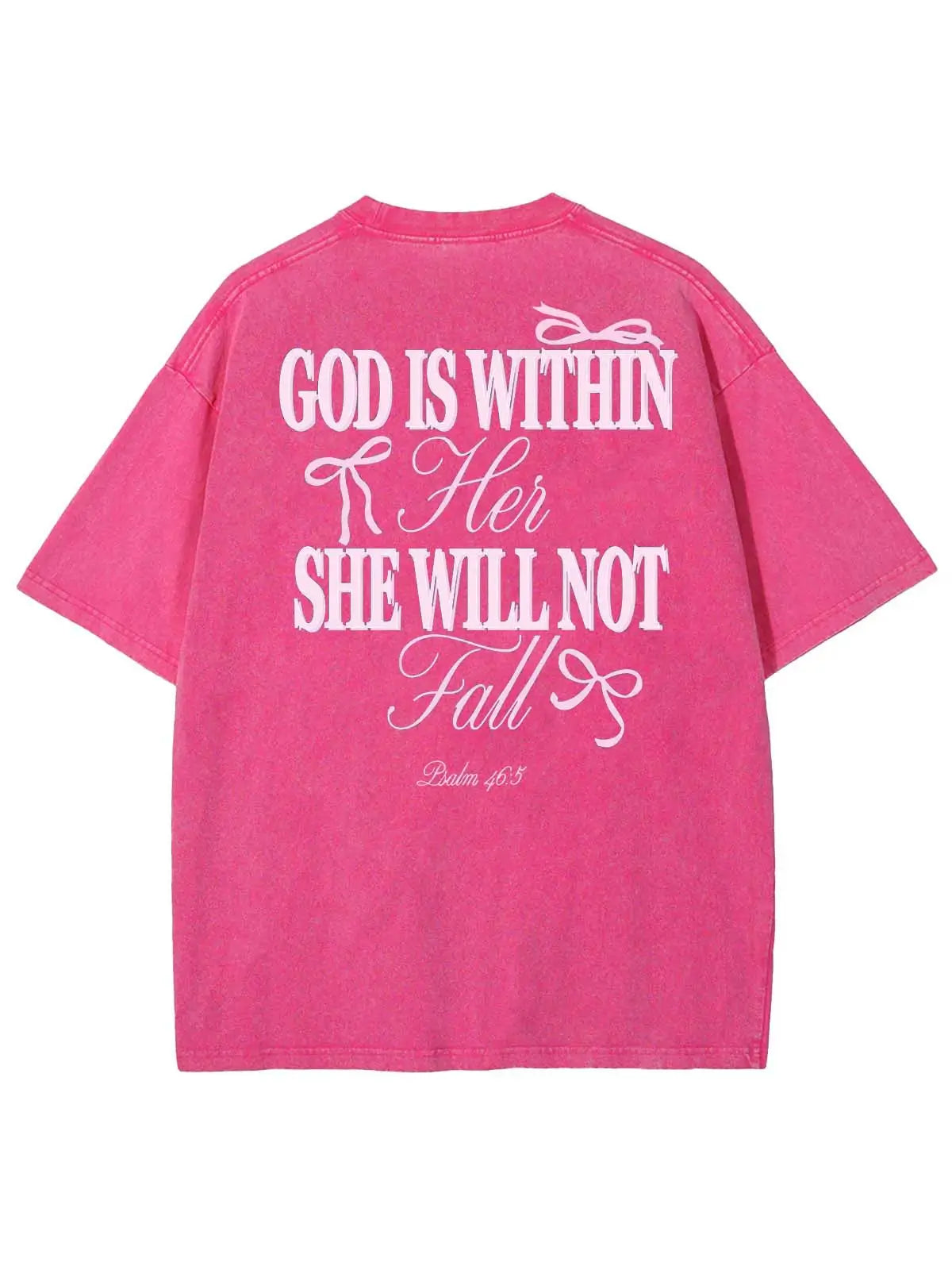 God Is Within Her Unisex Washed T-Shirt