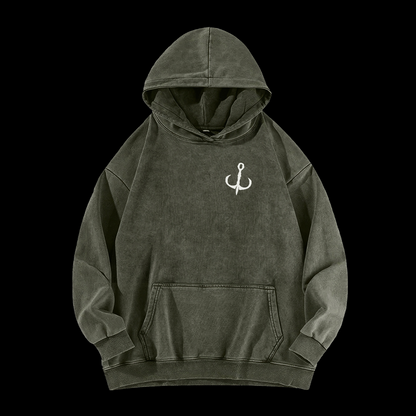 Jesus Made Me A Fisher Of Man Washed Hoodie