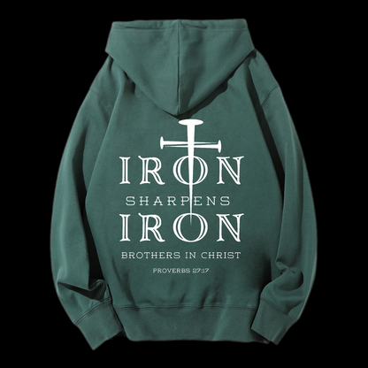 Iron Sharpens Iron Drawstring Hoodie