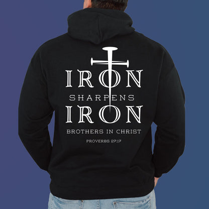 Iron Sharpens Iron Drawstring Hoodie