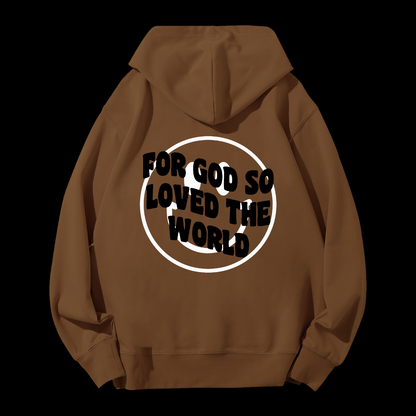 For God So Loved The World Drawstring Hoodie