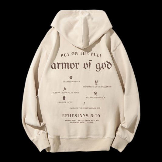 Put On The Full Armor Of God Drawstring Hoodie