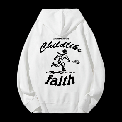 Childlike Drawstring Hoodie