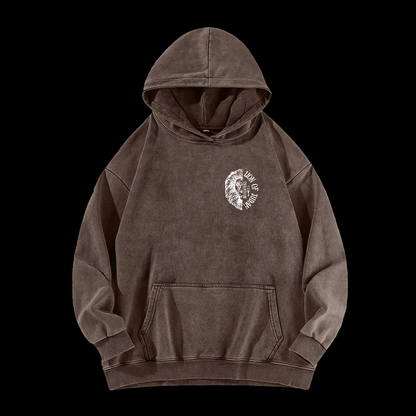 Lion Of Judah Washed Hoodie
