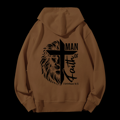 1 Corinthians 16:13 Drawstring Hoodie