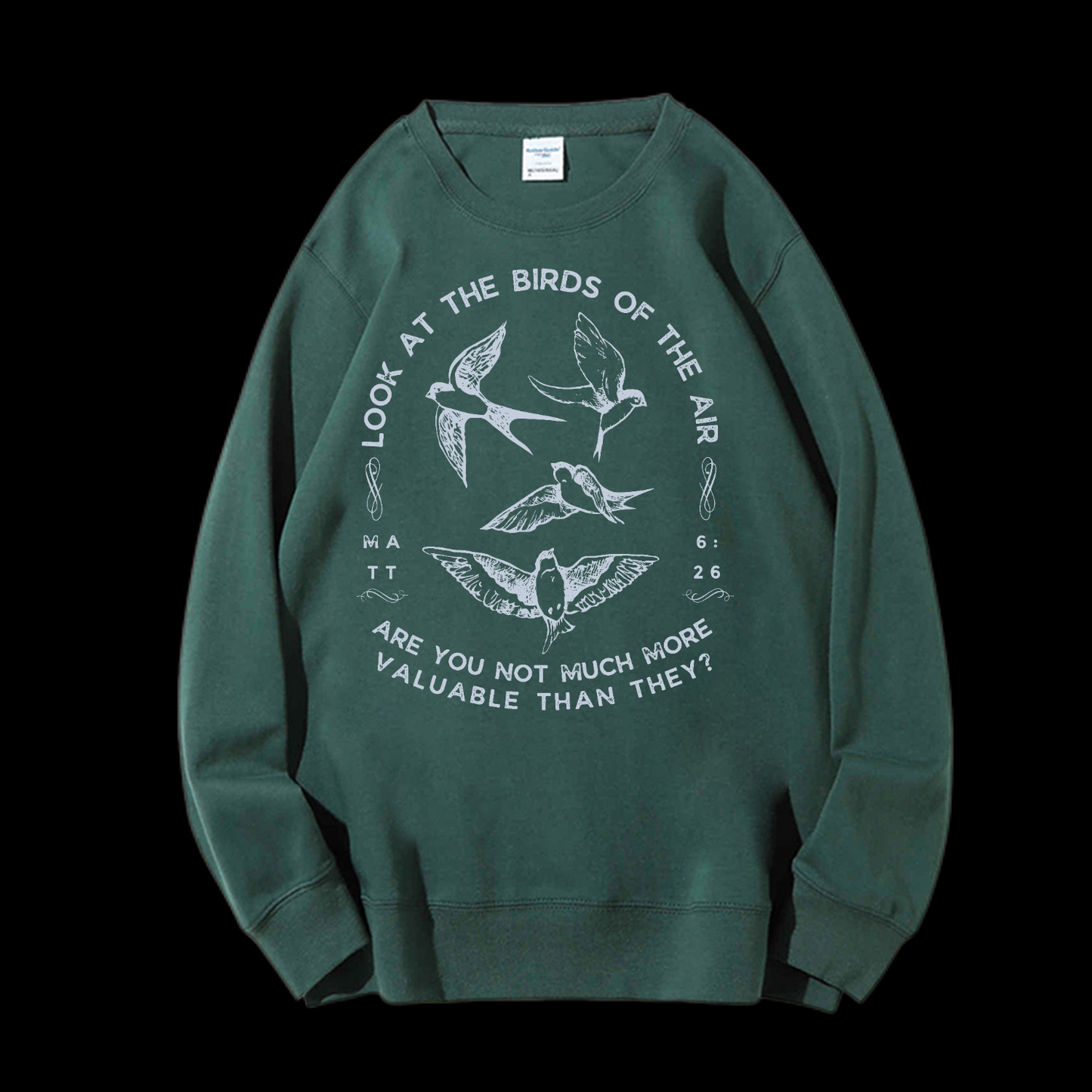 Look At The Birds Of The Air Crewneck Sweatshirt
