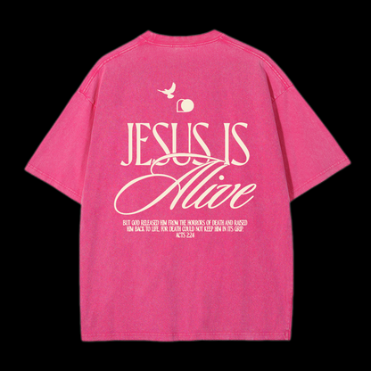 Jesus Is Alive Washed T-Shirt