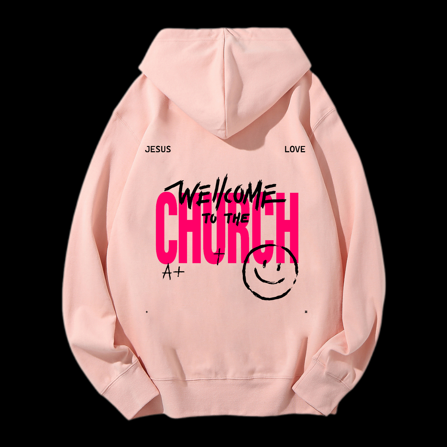 Welcome To The Church Drawstring Hoodie